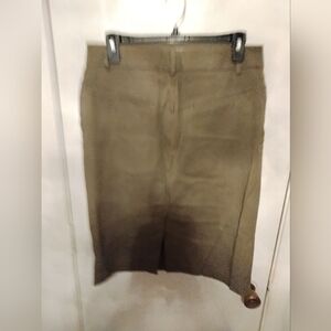 NY & Co sage color mini skirt. Size 10